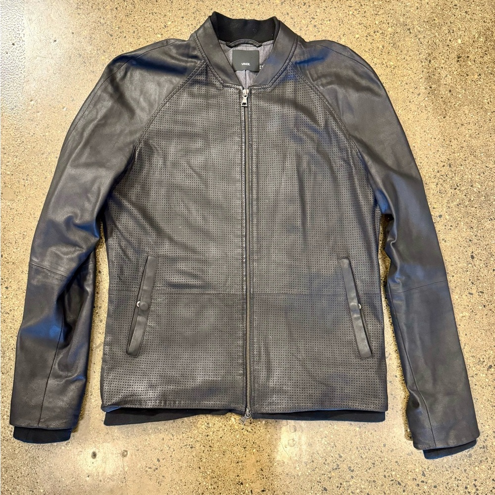 VINCE Leather Jacket - size Medium M